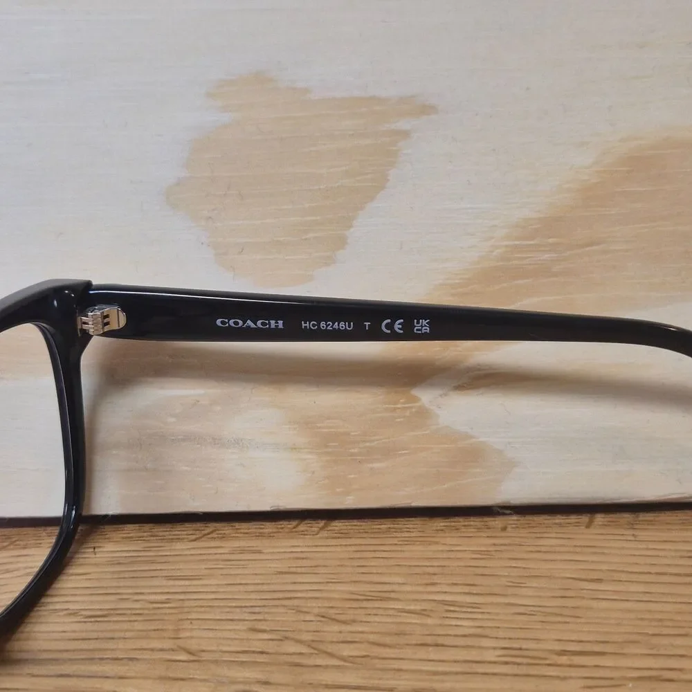 Coach HC6246U 5002 Black Cat Eye Eyeglasses Frames Womens 53-16-140